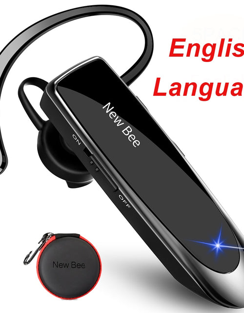 Load image into Gallery viewer, New Bee Bluetooth Headset V5.0 Wireless Earphones Headphones with Mic 24Hrs Earbuds Earpiece Mini Handsfree for iPhone xiaomi
