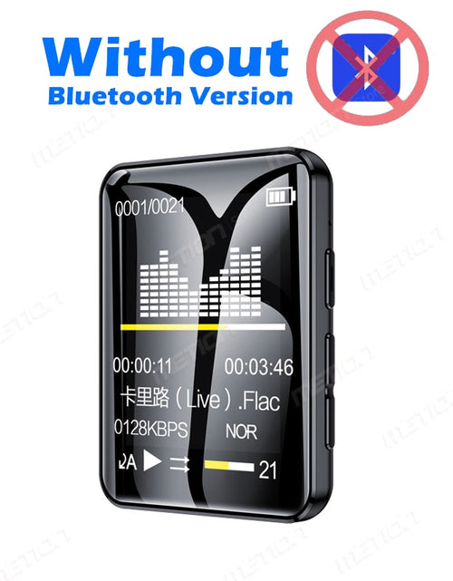 Load image into Gallery viewer, 2023 New MP3 Player Bluetooth 5.0 Full Screen Walkman Portable Sport Music Player Mp4 Video Player FM/E-book/Recorder Mp3 плееры
