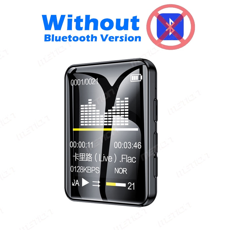 2023 New MP3 Player Bluetooth 5.0 Full Screen Walkman Portable Sport Music Player Mp4 Video Player FM/E-book/Recorder Mp3 плееры