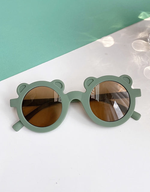 Load image into Gallery viewer, 2022 Boy Girl Cute Cartoon Bear Shape Fashion Round Sunglasses Children Vintage Sunglasses UV Protection Classic Kids Eyewear
