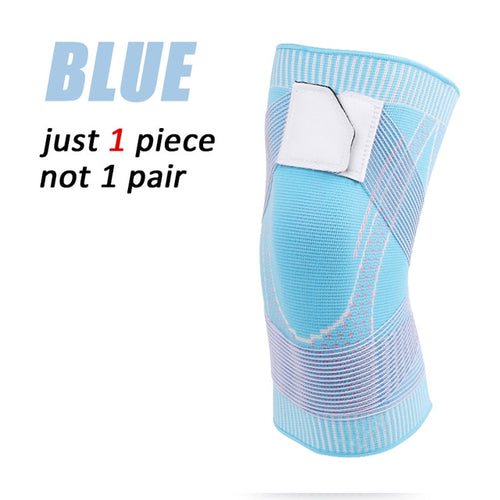 Load image into Gallery viewer, 1 PCS Compression Knee Pads Basketball Sleeve Protector Elastic Kneepad Brace Spring Support Running Silicone
