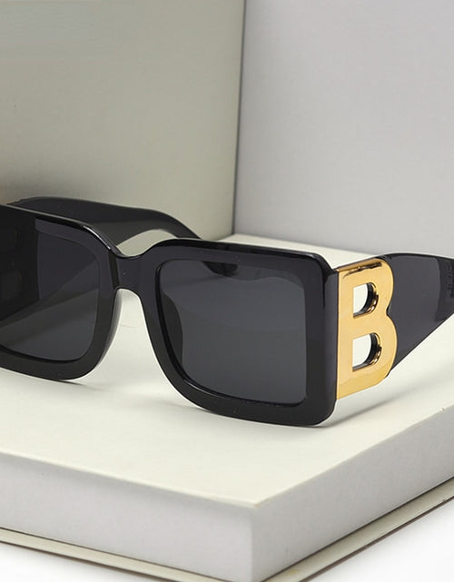 Load image into Gallery viewer, 2023  Fashion Trendy Oversized  Square Frame Sunglasses Women Men The Letter B  Retro Rectangle Sunglasses Brand Designer
