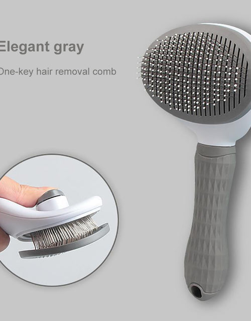 Load image into Gallery viewer, Dog Hair Remover Brush Cat Dog Hair Grooming And Care Comb For Long Hair Dog Pet Removes Hairs Cleaning Bath Brush Dog Supplies
