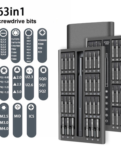 Load image into Gallery viewer, Screwdriver Set Magnetic Screw Driver Kit Bits Precision Electric Xiaomi Iphone Computer Tri Wing Torx Screwdrivers Small
