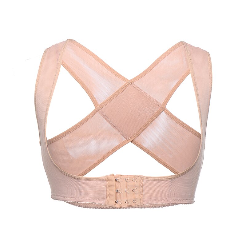 Push Up Bra Support Women Chest Brace Up Posture Corrector Shapewear Top Cropped Vest Back Compression Surgical Slimmer Band 3XL