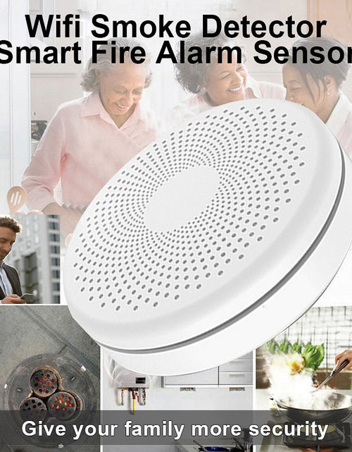 Load image into Gallery viewer, 2 in 1 Version WiFi Function Tuya And Smart Life Smoke Detector Sensor &amp; Carbon Monoxide Co Gas Detector Smoke Fire Sound Alarm
