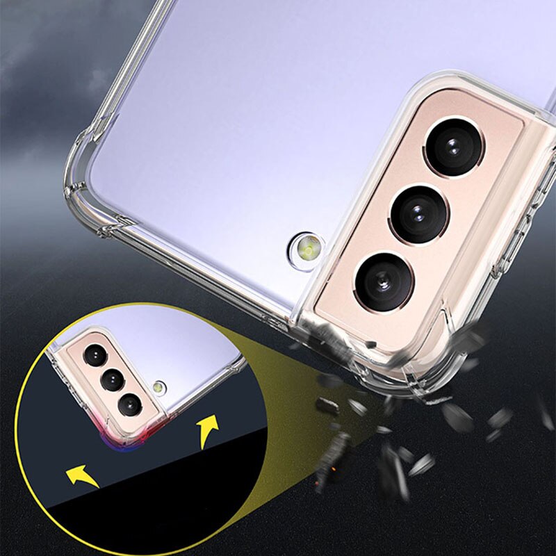 Silicone Clear Soft Case For Samsung Galaxy S23 S22 S21 S20 FE Note 20 Ultra 10 S9 S8 Plus 9 8 Shockproof Back Cover Ultra Thin