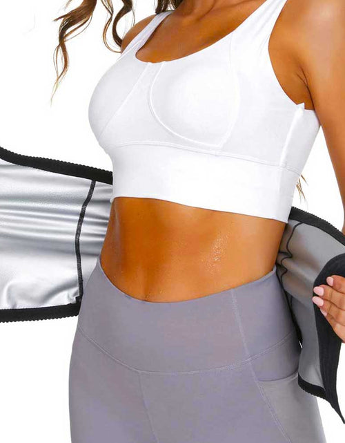 Load image into Gallery viewer, Sauna Waist Trainer for Women Hot Sweat Girdle Weight Loss Belly Belt Tummy Control Lady Body Shaper Fat Burning Workout
