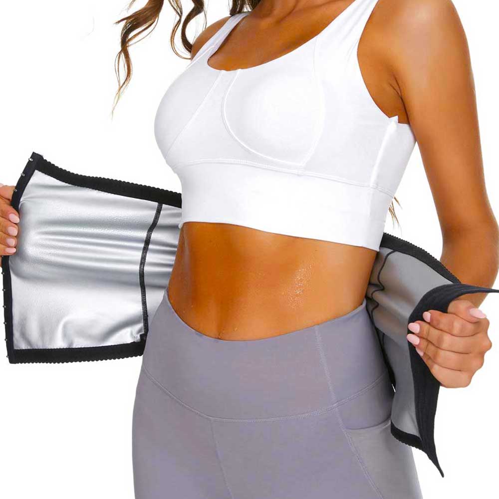 Sauna Waist Trainer for Women Hot Sweat Girdle Weight Loss Belly Belt Tummy Control Lady Body Shaper Fat Burning Workout