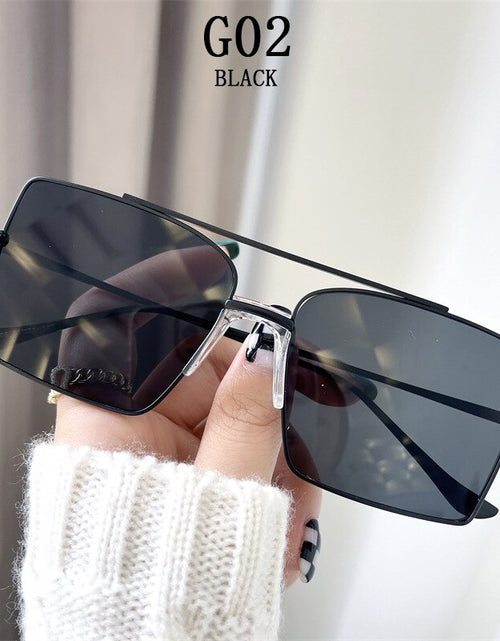 Load image into Gallery viewer, Square Sunglasses Women 2022 Fashion Shades For Sunshades Luxury Vintage Moda Feminina Lunette De Soleil Femme Zonnebril Dames
