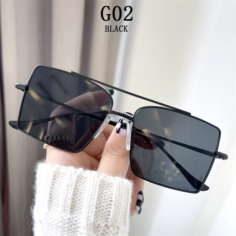 Square Sunglasses Women 2022 Fashion Shades For Sunshades Luxury Vintage Moda Feminina Lunette De Soleil Femme Zonnebril Dames