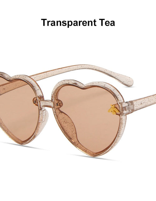 Load image into Gallery viewer, 2023 Fashion Heart-Shape Sunglasses For Kids Retro Cute Pink Cartoon Sun Glasses Frame Girls Boys Baby Children Eyewear Goggles
