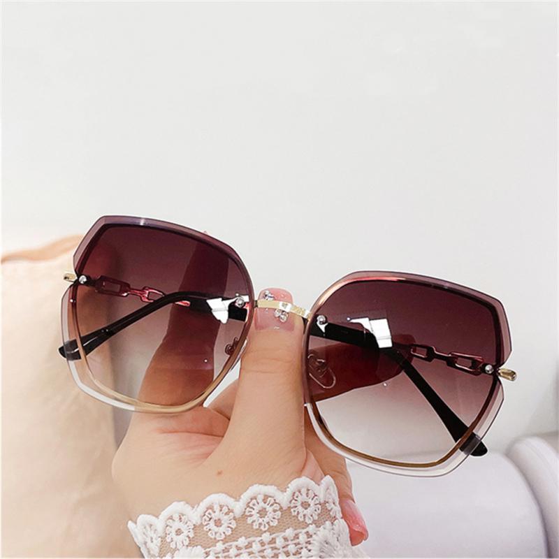 2022 New Fashion UV400 Sunglasses Women High Quality Rhinestones Big Frame Sun Glasses Outdoor Sport Cycling Glasses Shades