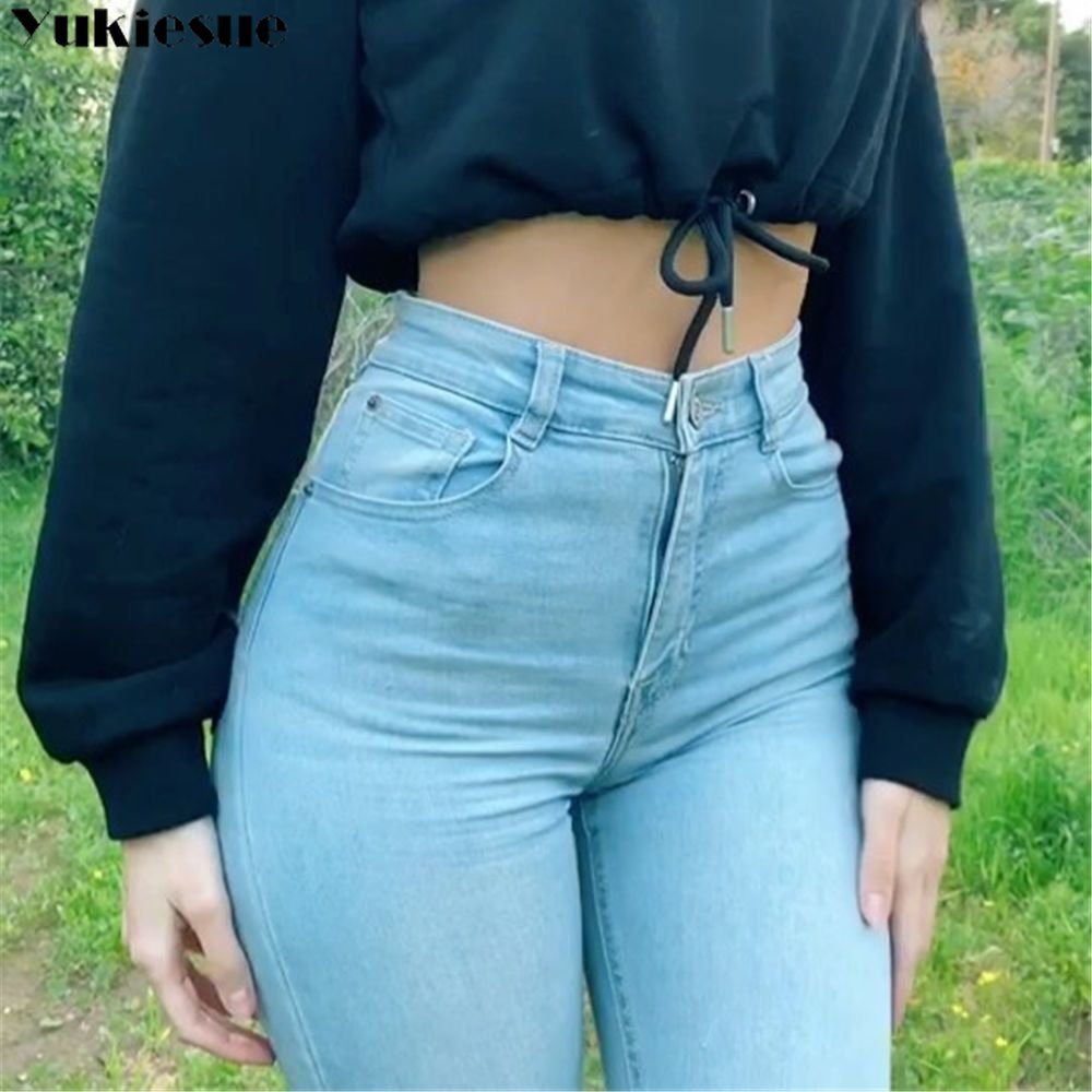 New Spring Sexy Vintage Fashion y2k Streetwear Stretch Women&#39;s Jeans Skinny Jeans for Women High Waist Long Jean woman pants