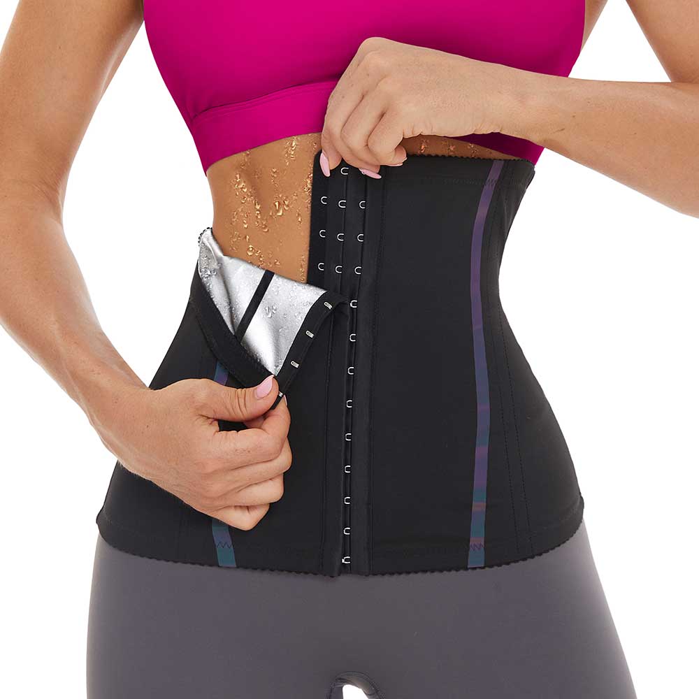 Sauna Waist Trainer for Women Hot Sweat Girdle Weight Loss Belly Belt Tummy Control Lady Body Shaper Fat Burning Workout