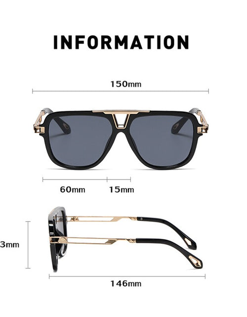 Load image into Gallery viewer, Vintage Sunglasses For Men Punk Retro Square Sunglasses Women Luxury Fashion Glasses Dropshipping Trending Gafas De Sol Lentes
