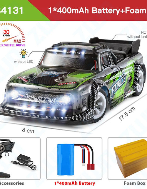 Load image into Gallery viewer, WLtoys 1/28 284131 K989 RC Car 2.4G Remote Control 4WD Offroad Race Car 30KM/H High Speed Competition Drifting Child Toys Gift
