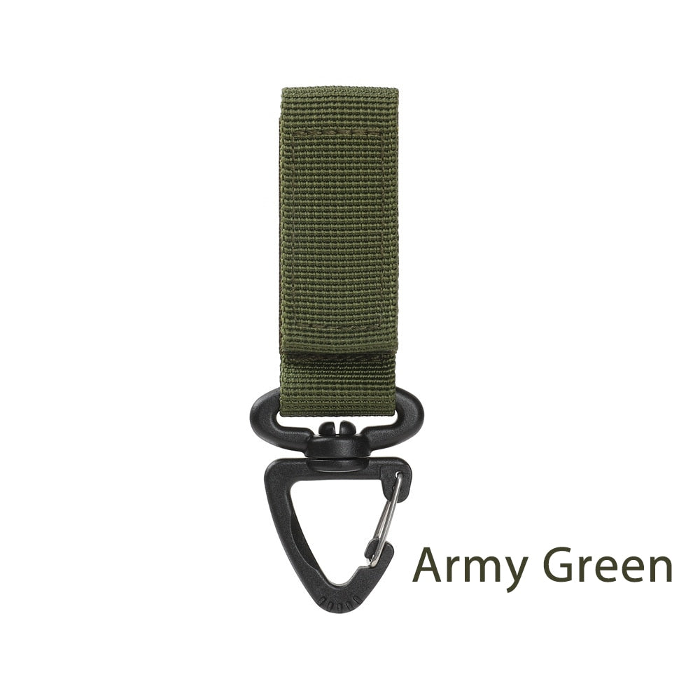 Molle Webbing Backpack Buckle Carabiners Attach Quickdraw Water Bottle Hanger Holder Outdoor Camping Hiking Climbing Accessories