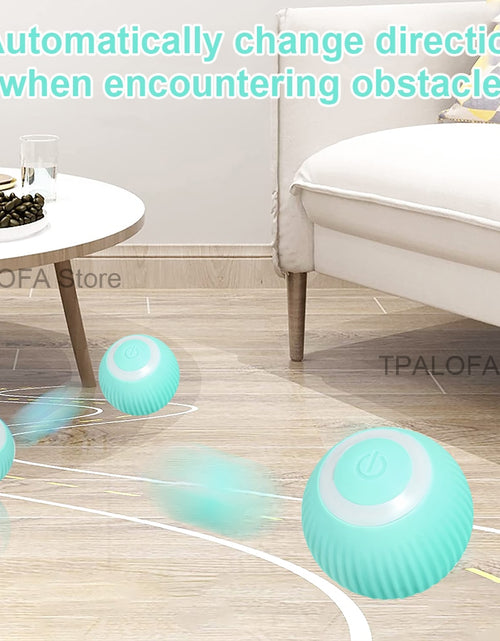 Load image into Gallery viewer, Smart Cat Toys Electric Cat Ball Automatic Rolling Ball Cat Interactive Toys Pets Toy For Cats Indoor Playing Cat Accessories
