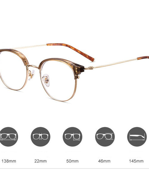 Load image into Gallery viewer, Women Fashion Design Myopia Glasses Unisex Luxury Round Short-sighted Eyeglasses Trendy Ladies Prescription Diopter Eyewear
