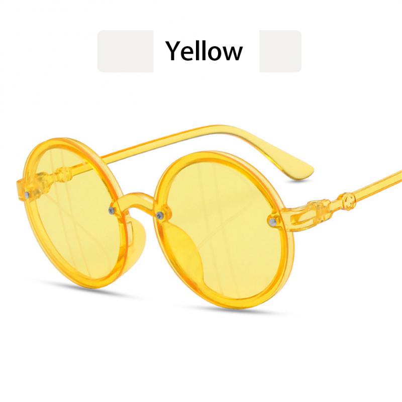 2023 Fashion Heart-Shape Sunglasses For Kids Retro Cute Pink Cartoon Sun Glasses Frame Girls Boys Baby Children Eyewear Goggles