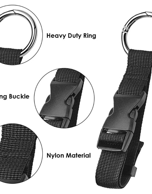 Load image into Gallery viewer, Hot Sale Portable Black Nylon Anti-theft Luggage Strap Holder Gripper Add Bag Handbag Clip Use To Carry
