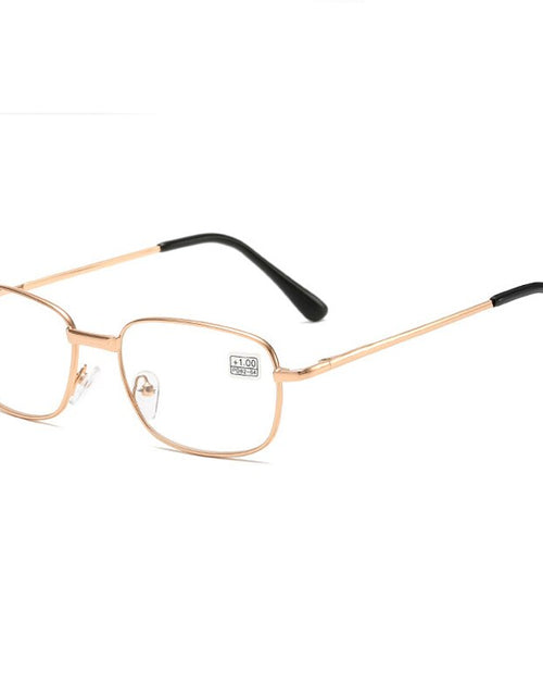 Load image into Gallery viewer, Unisex Metal Frame Reading Glasses Vintage Prescription Presbyopia Eyeglasses Hyperopia Eyewear Diopter 0 to +4.0 for Men Women
