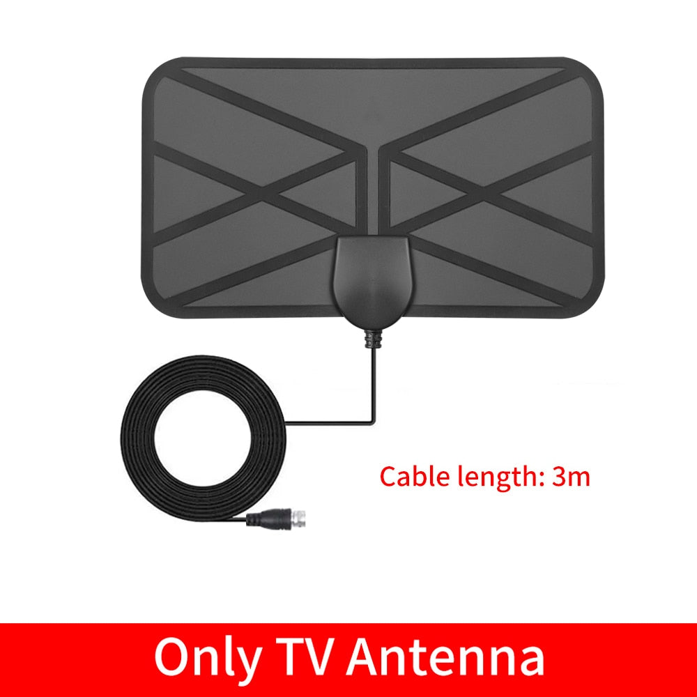 3000 Miles 8K Digital DVB-T2 TV Antenna Indoor with amplifier Booster 1080P Aerial For Car antenna RV travel smart tv