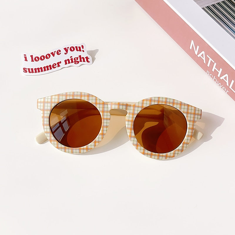 2023 Kids Personality Classic Outdoor Sun Protection Sunglasses Boys Girls Colors Protect Eyes Baby UV400 Sunglasses Children