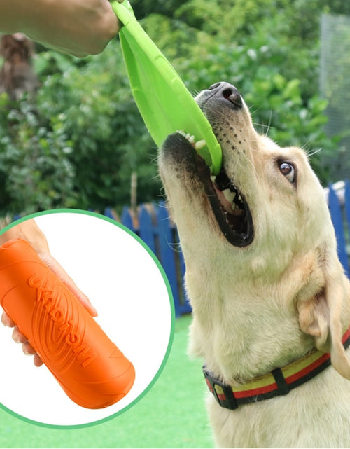 Load image into Gallery viewer, Pet Dog Flying Disk Toy Silicone Material Environmentally Friendly Anti-Chew Dog Puppy Interactive Training Pet Supplies
