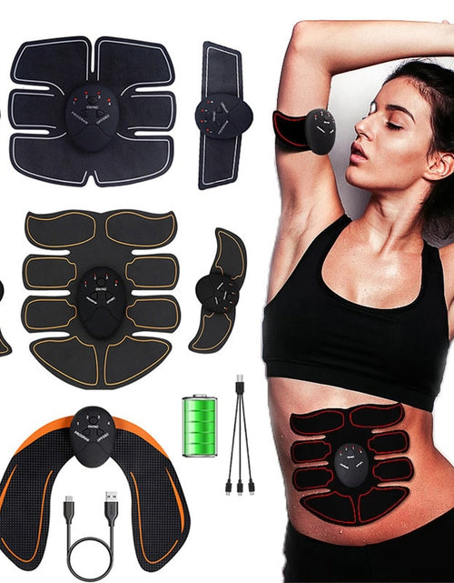 Load image into Gallery viewer, Muscle Stimulation USB Charge Hip Trainer Buttock Lifting Abdominal Abs Trainer Body Slimming Home Fitness Dropshipping
