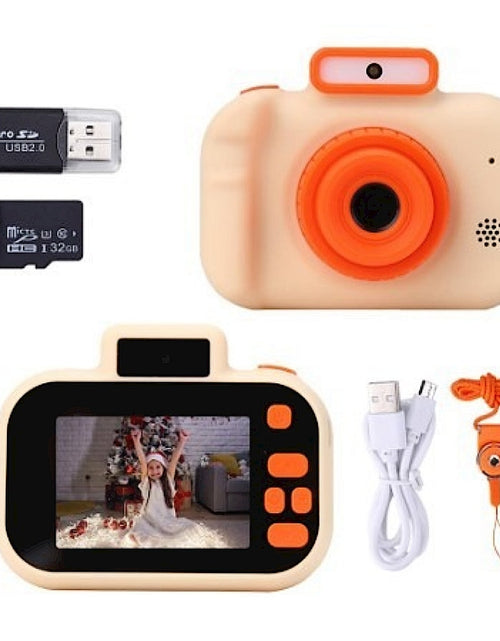 Load image into Gallery viewer, High-definition 4000W Front Rear Dual-camera 2 Inch HD IPS Screen Digital Kids Camera USB Charging with Lanyard Children&#39;s toys
