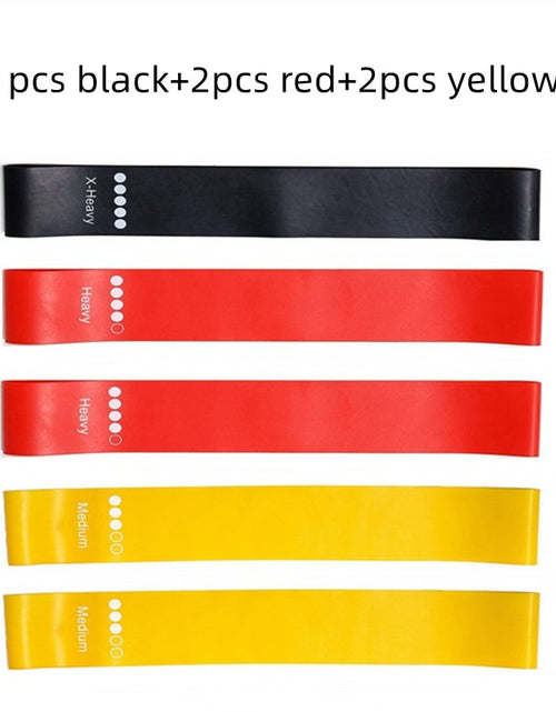 Load image into Gallery viewer, 5Pcs/Set Yoga Resistance Rubber Bands Expander Belt Bodybuilding Fitness Equipment Pilates Sport Training Workout Elastic Bands
