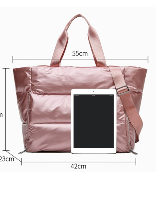 Load image into Gallery viewer, Dry-Wet Separation Yoga Handbags Large Capacity Waterproof Outdoor Gym Sports Travel Crossbody Bags Shoulder Bag for Women
