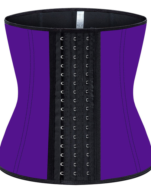 Load image into Gallery viewer, Fajas Colombians Latex Waist Trainer Corset Body Shapewear Women Flat Belly Slimming Sheath Waist Cincher Shaper 9 Steel Bones
