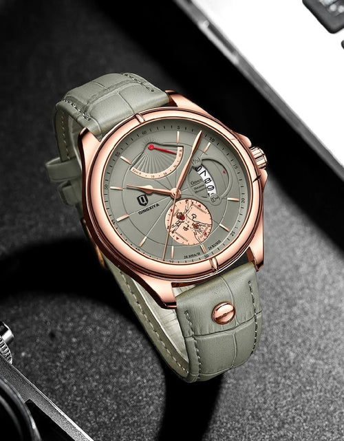 Load image into Gallery viewer, 2023 Men Watch Fashion Top Luxury Sport Men&#39;s Wristwatch Waterproof Luminous Leather Date Quartz Watches Man Relogio Masculino
