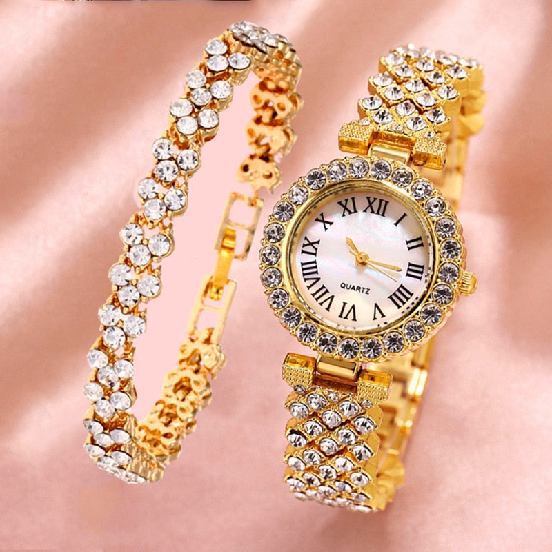 Watch For Women Watches 2022 Best Selling Products Luxury Watch Luxury Brand Reloj Mujer Watch Bracelet Set Diamond Steel Band