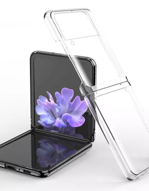 Load image into Gallery viewer, Case For Galaxy Z Flip 3 Flip 4 5G Transparent Hard PC Anti-knock Back Cover For Samsung Galaxy Z Flip3 Flip4 Case Bumper Shell
