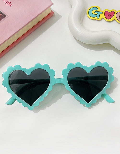 Load image into Gallery viewer, 2023 New Kids Cartoon Heart Sunflower Fruit Rabbit Ears Sunglasses Girls Boy Children Outdoor Round Polarized UV400 Sun Glasses
