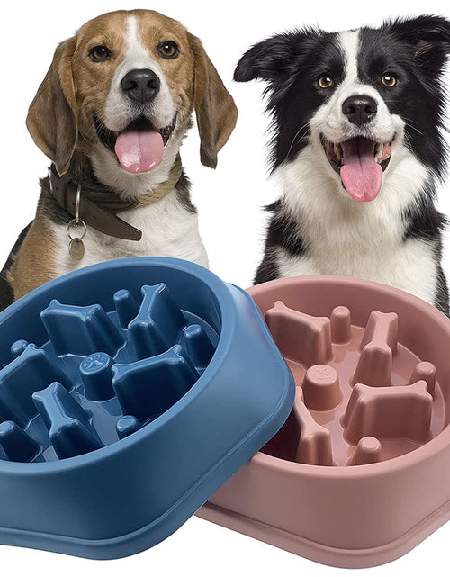 Load image into Gallery viewer, Pet Dog Bowl Dog Slow Feeder Bowl Puppy Cat Slow Eating Dish Bowl Anti-Gulping Food Plate Feeding Dog Cat Food Bowl Pet Supplies
