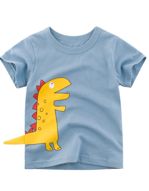 Load image into Gallery viewer, Baby Boy  Summer T-Shirts Kids Toddler Children Cartoon Animals Shark Dinosaur Print Cotton Tee Tops Clothes
