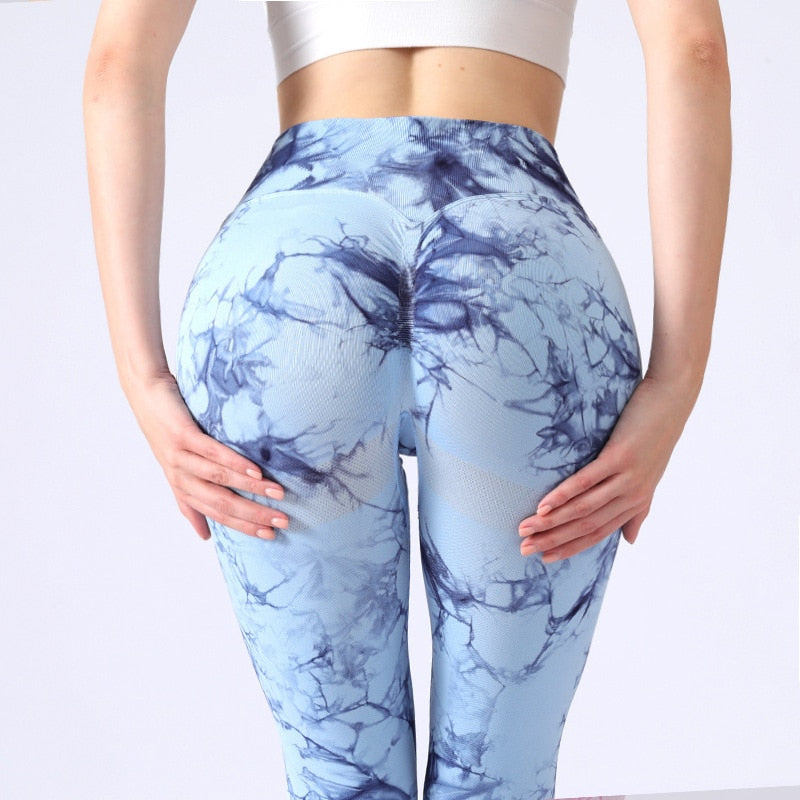 2023 New Seamless Yoga Pants Women Leggings For Fitness Push Up High Waist Workout Tights Sport Woman Scrunch Tights Leggings