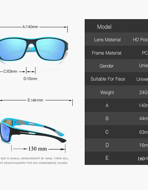 Load image into Gallery viewer, Mens Polarized For Men Outdoor Sports Ride Windproof Sand Goggle Sun Glasses UV Protection Sport Sunglasses Bicycles Sunglass
