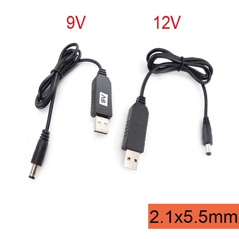 USB to DC Power Cable Universal USB to DC Jack Charging Cable Power Cord Plug Connector Adapter for Router Mini Fan Speaker