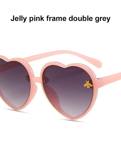 Load image into Gallery viewer, 2023 Fashion Heart-Shape Sunglasses For Kids Retro Cute Pink Cartoon Sun Glasses Frame Girls Boys Baby Children Eyewear Goggles
