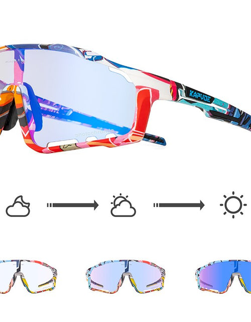 Load image into Gallery viewer, New Photochromic Cycling Glasses Mtb Sunglasses for Men Women Sport Speed Road Mountain Bike Bicycle Cycl Eyewear Goggle
