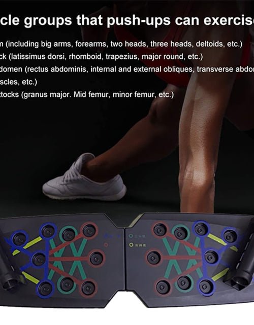 Load image into Gallery viewer, Folding Push-up Board Multifunctional Abdominal Muscle Enhancement Muscle TrainingGym Sports Portable Fitness Equipment
