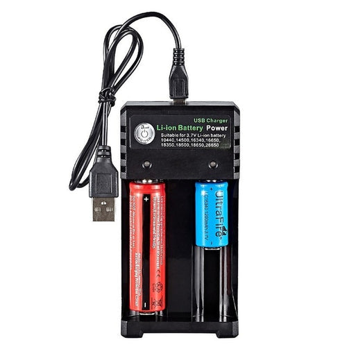 Load image into Gallery viewer, High-Speed USB 3/4 Slot Fast Rechargeable Battery Charger Short Circuit Protection AAA And AA Rechargeable Battery Station
