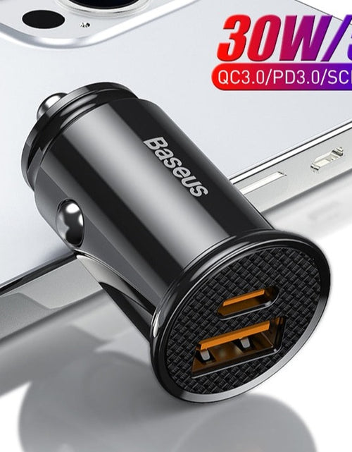 Load image into Gallery viewer, 30W USB Car Charger Quick Charge 4.0 3.0 FCP SCP USB PD For Xiaomi iPhone 12 13 14 Pro Fast Charging Car Phone Charger
