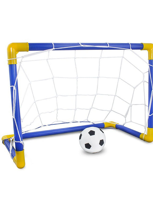 Load image into Gallery viewer, Little Kids Indoor/Outdoor Durable Football Play Kit Premium Portable Soccer Goal Set Endless Hours of Fun and Playing Time
